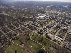 Syracuse University released the Campus Framework draft, a 20-year guideline for the physical campus, in June. Some of the near-term projects included in the draft, such as the University Place promenade, are already underway.