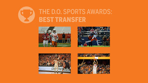 Two men's basketball players, one men's lacrosse player and one football player are the four nominees for Best Transfer. 