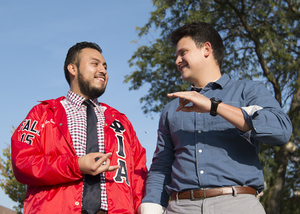 José Waimin passed on the role of Phi Iota Alpha president to his best friend, roommate and brother — Benny Rodríguez — at the start of the semester.